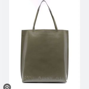 GANNI Leather Tote